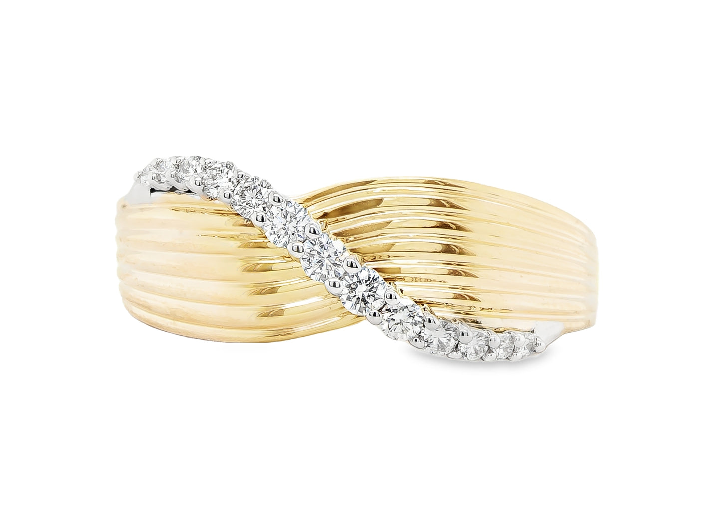 14K yellow gold fashion ring