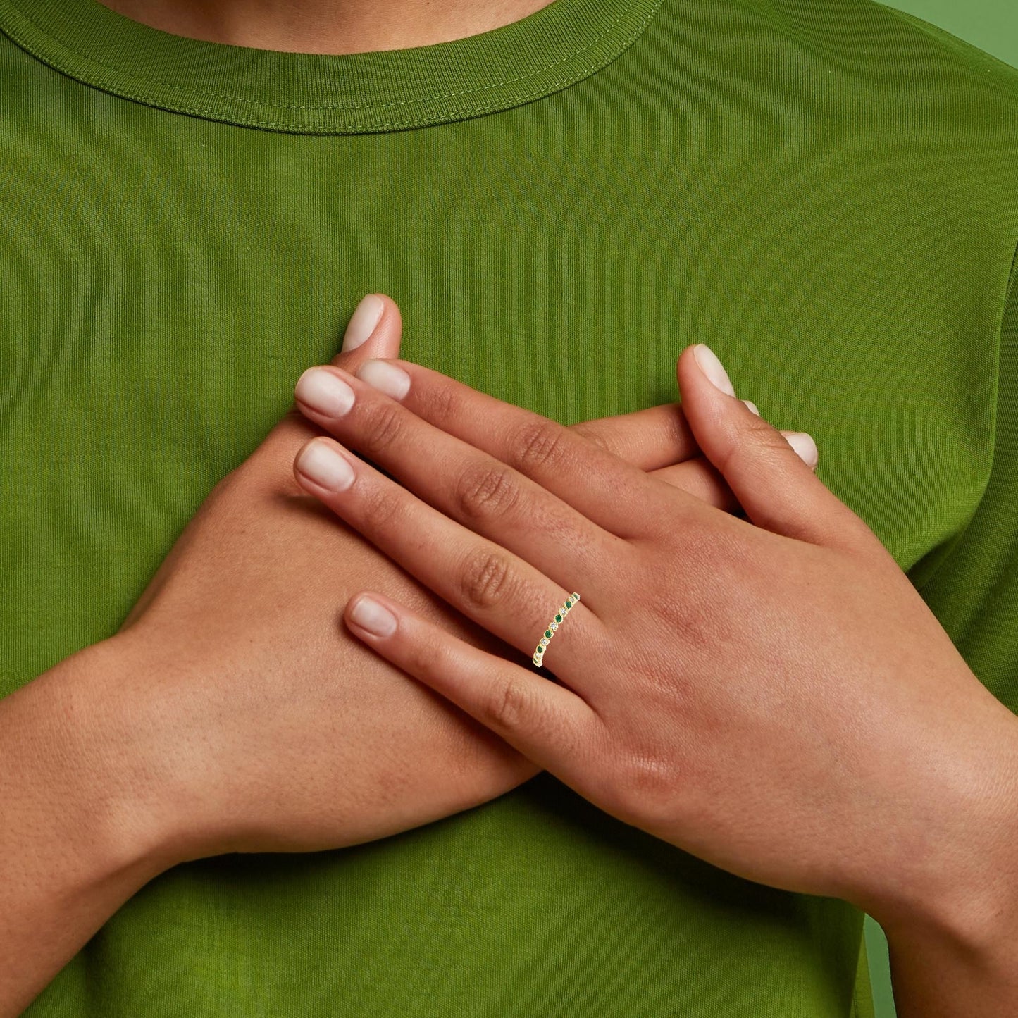 14K yellow gold ring