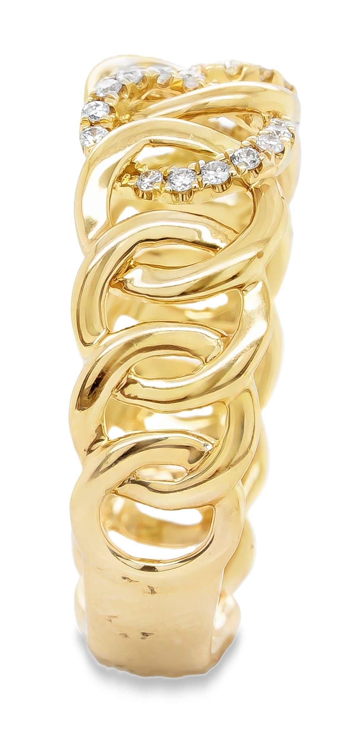 14K yellow gold fashion ring