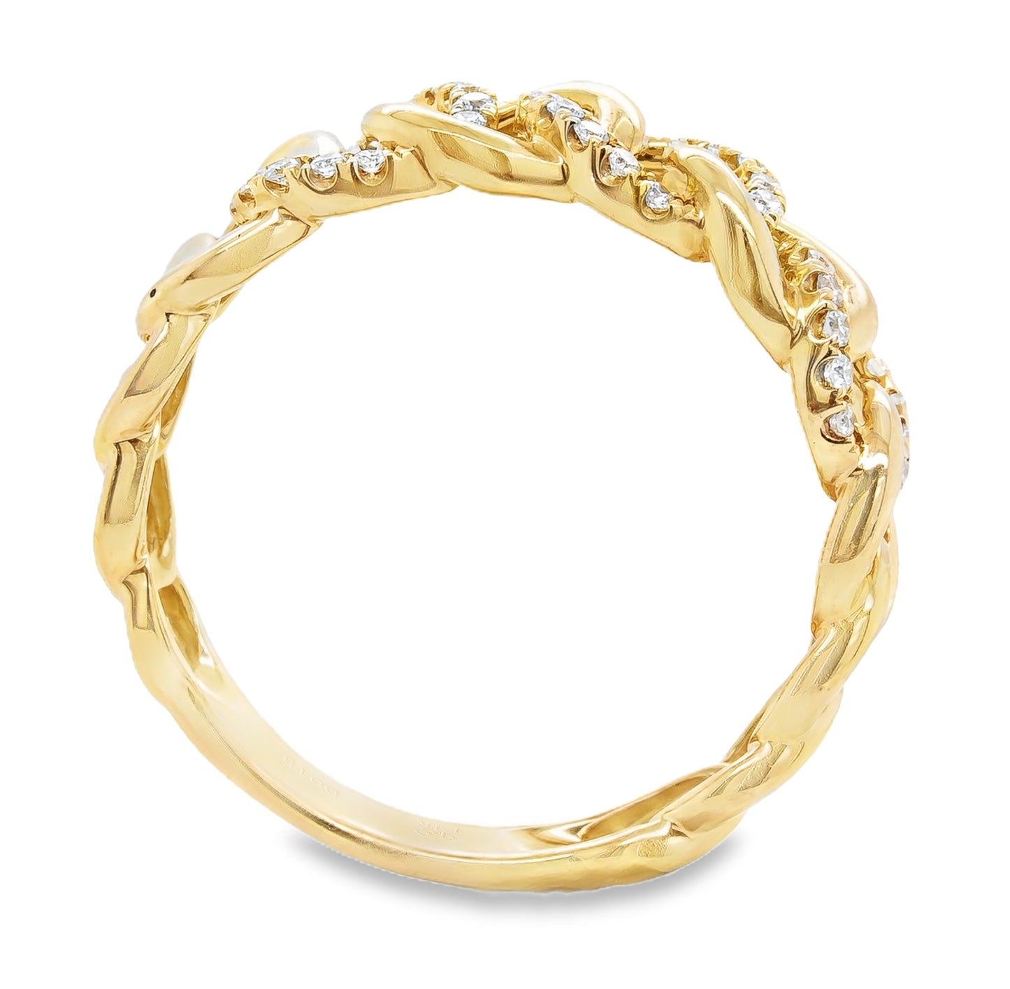 14K yellow gold fashion ring