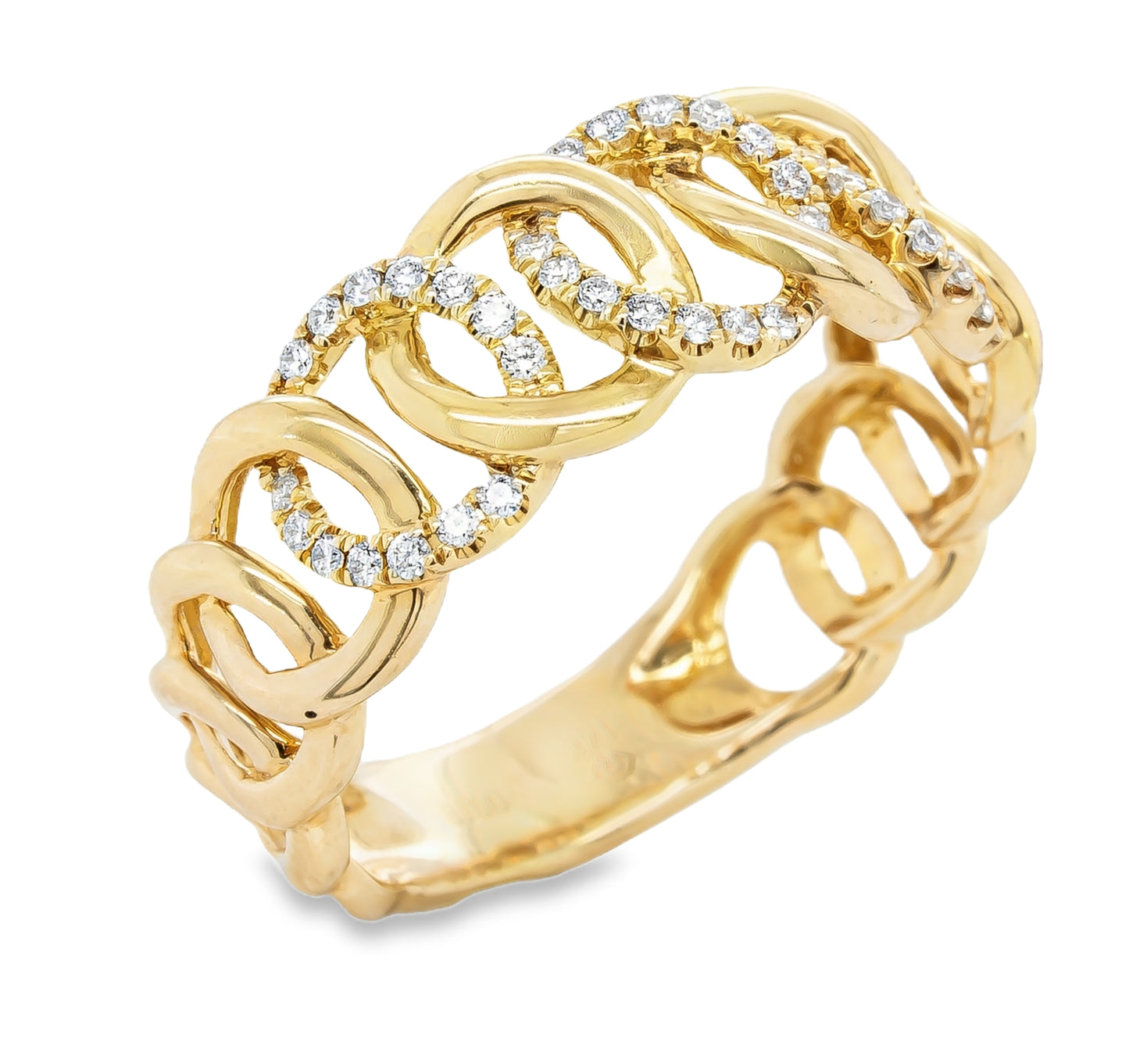 14K yellow gold fashion ring