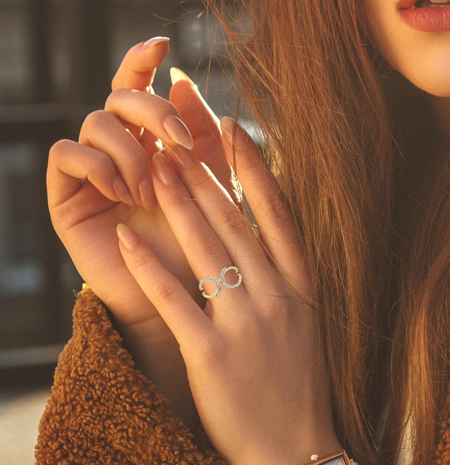 14K yellow gold fashion ring