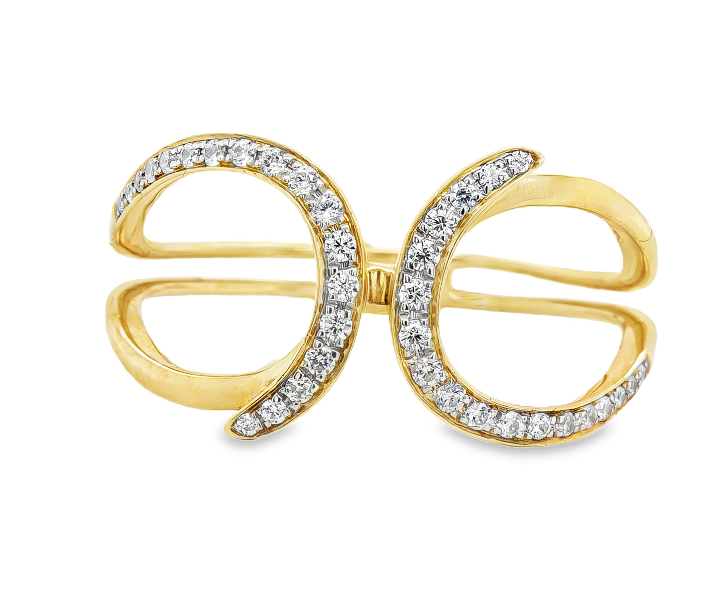 14K yellow gold fashion ring