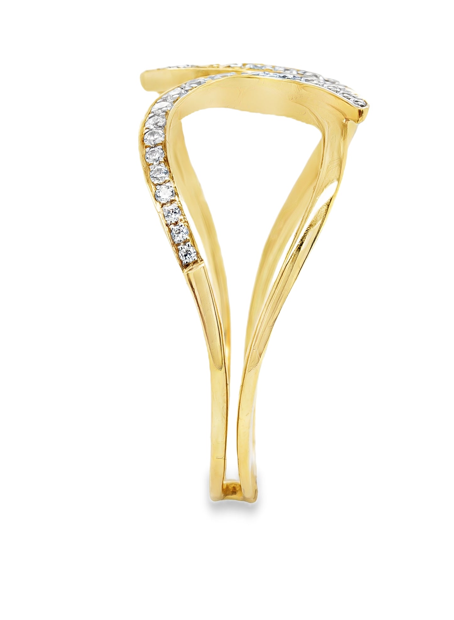 14K yellow gold fashion ring