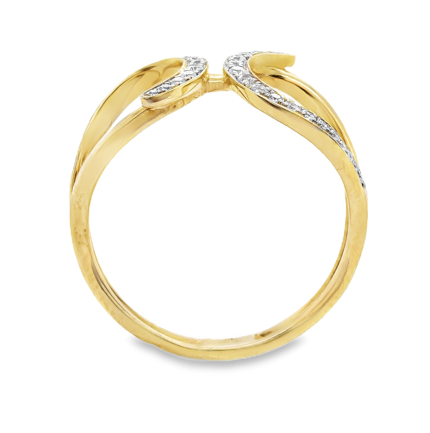 14K yellow gold fashion ring