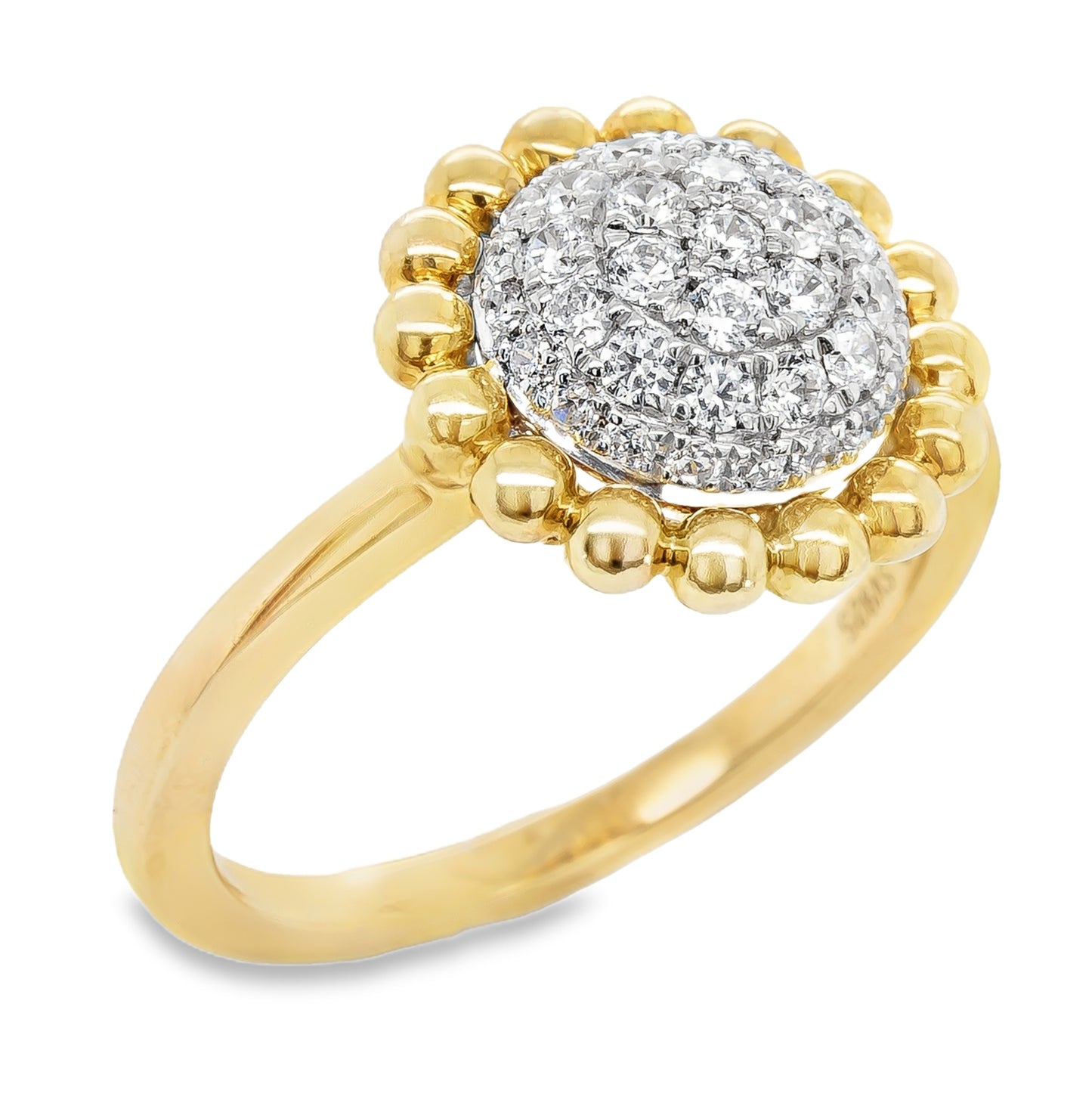 14K yellow gold fashion ring