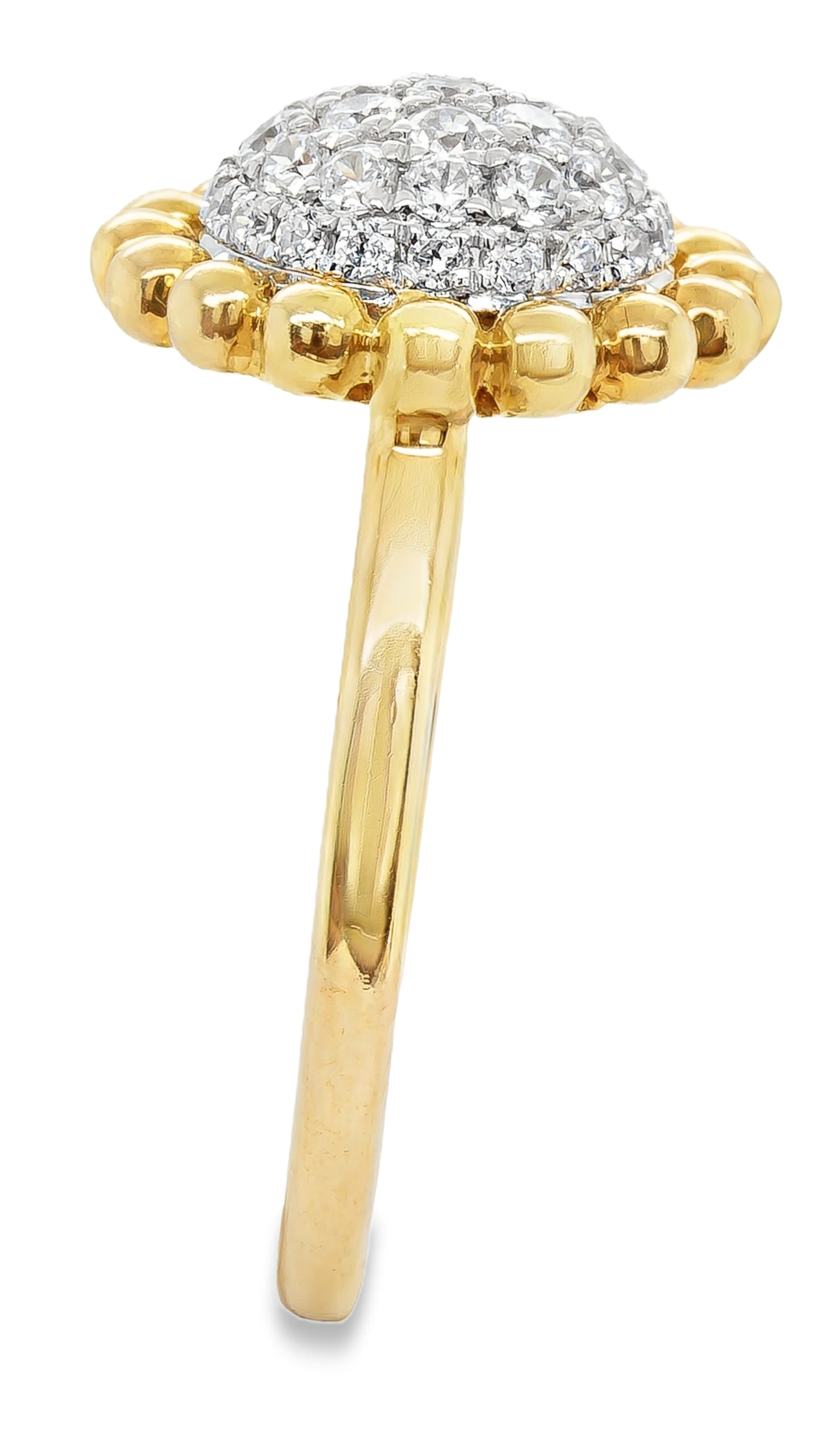 14K yellow gold fashion ring