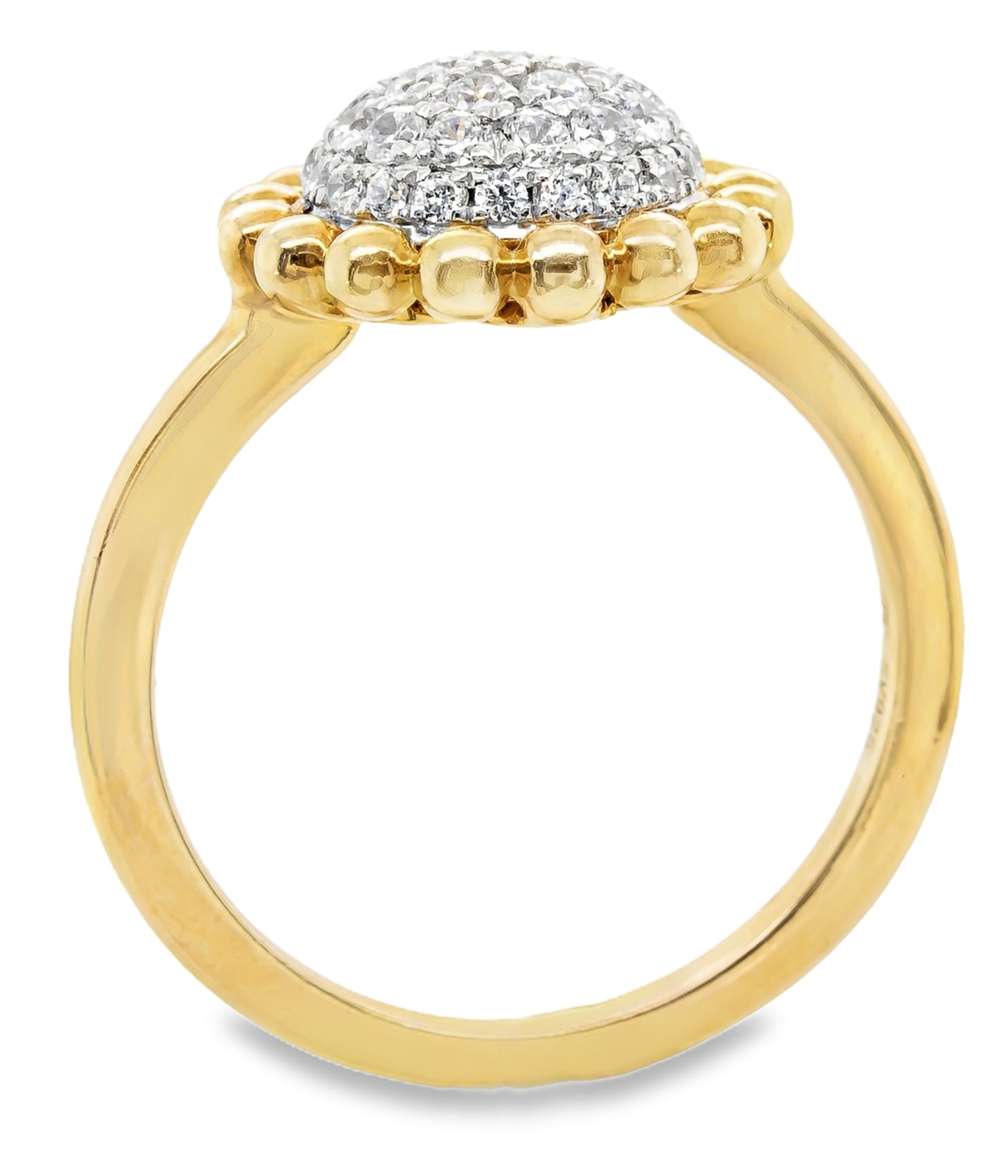 14K yellow gold fashion ring
