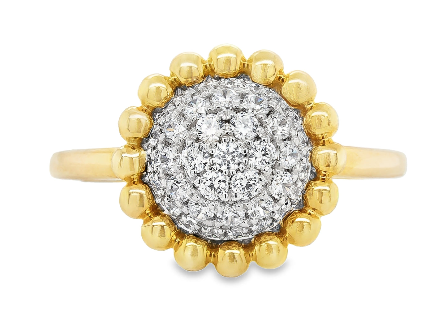 14K yellow gold fashion ring