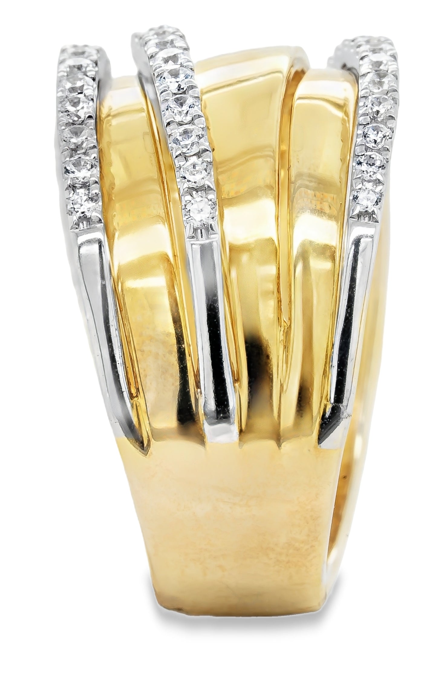 14K yellow gold fashion ring