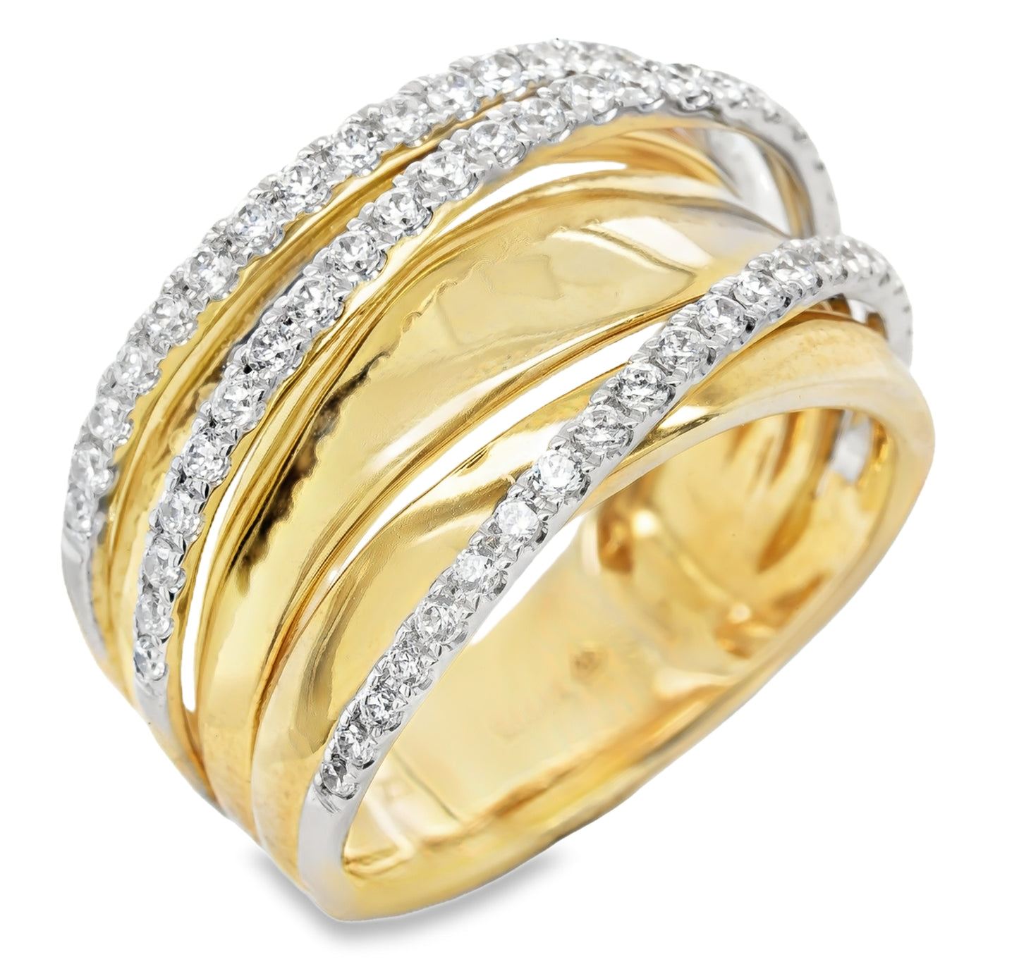 14K yellow gold fashion ring