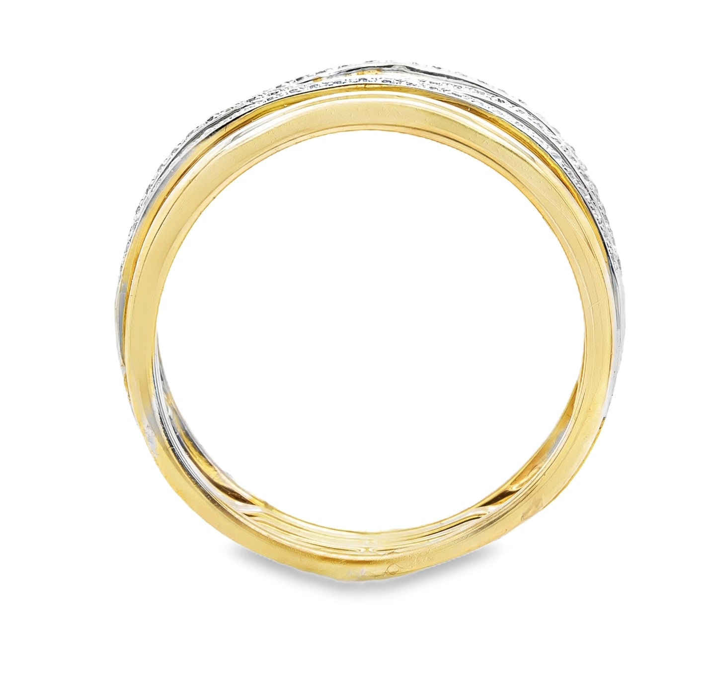 14K gold statement ring