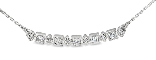 14k white gold necklace