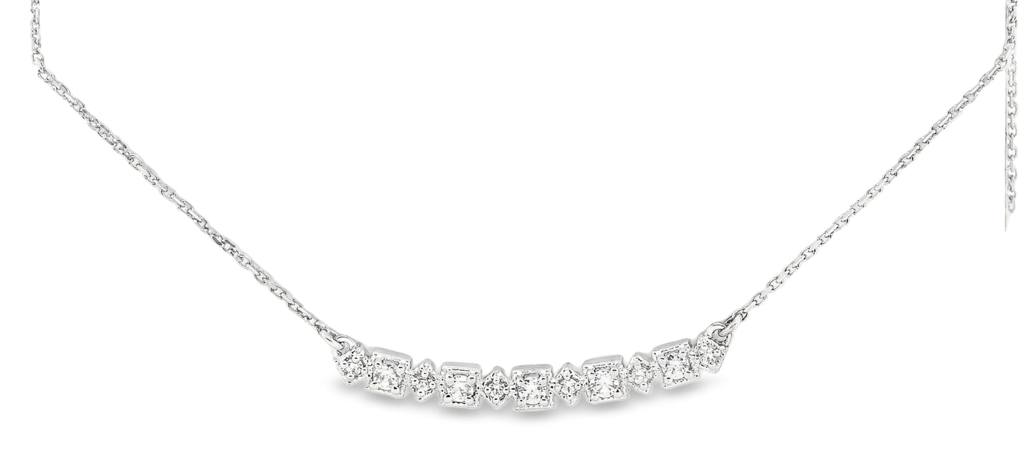 14k white gold necklace
