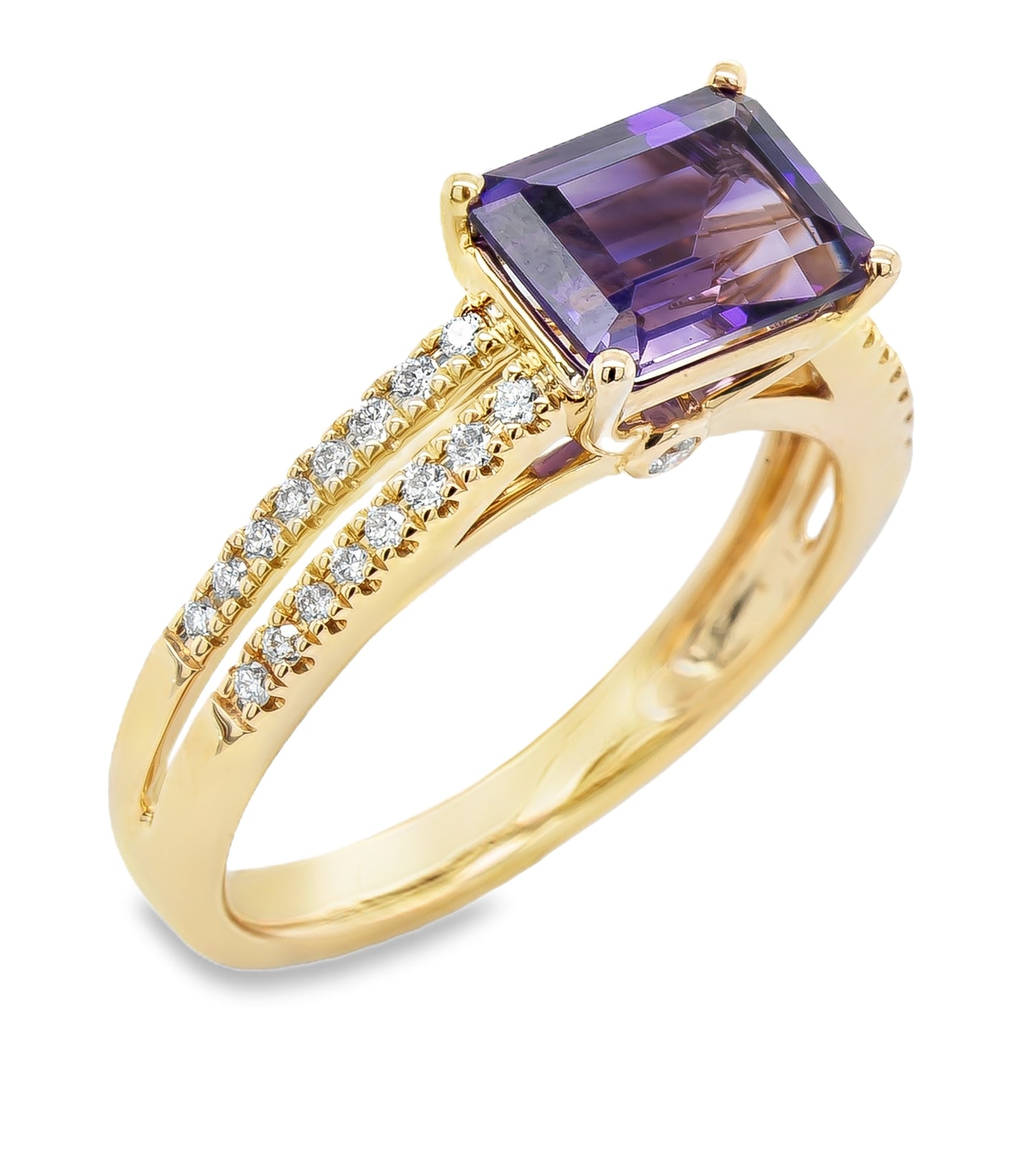 14K yellow gold fashion ring