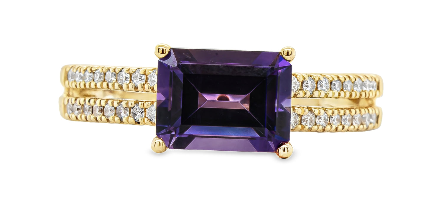 14K yellow gold fashion ring