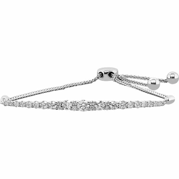14K white gold bracelet