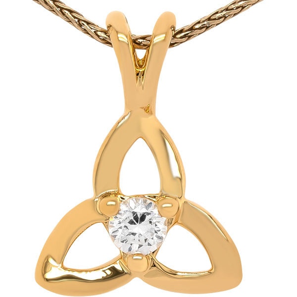 14K yellow gold pendant