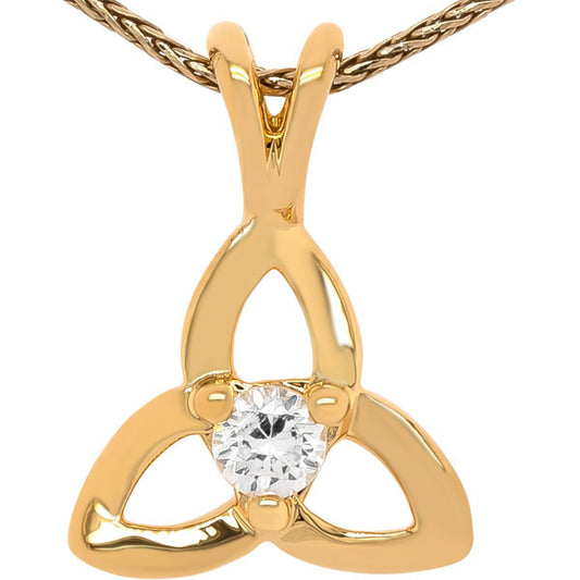 14K yellow gold pendant