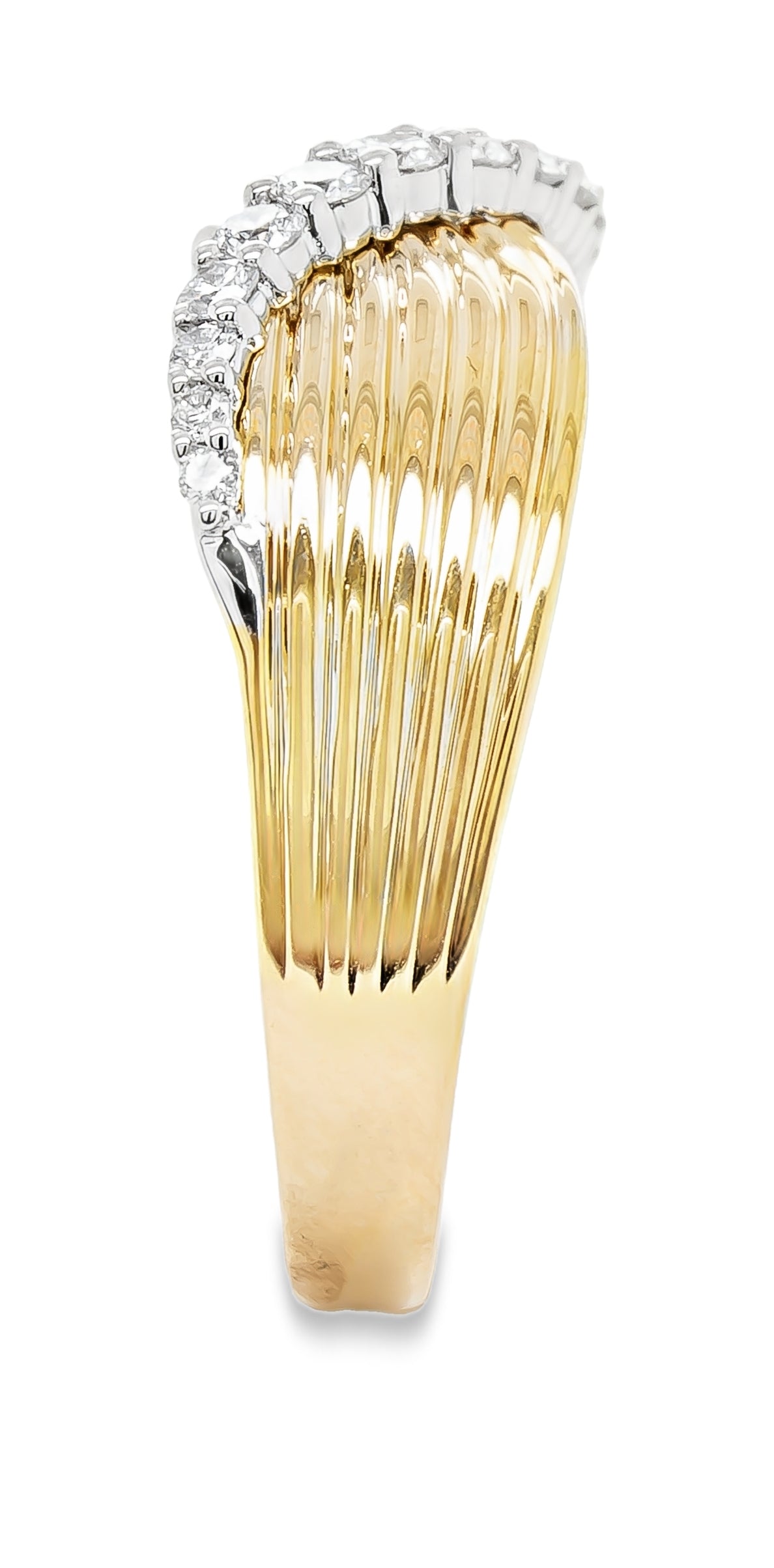 14K yellow gold fashion ring