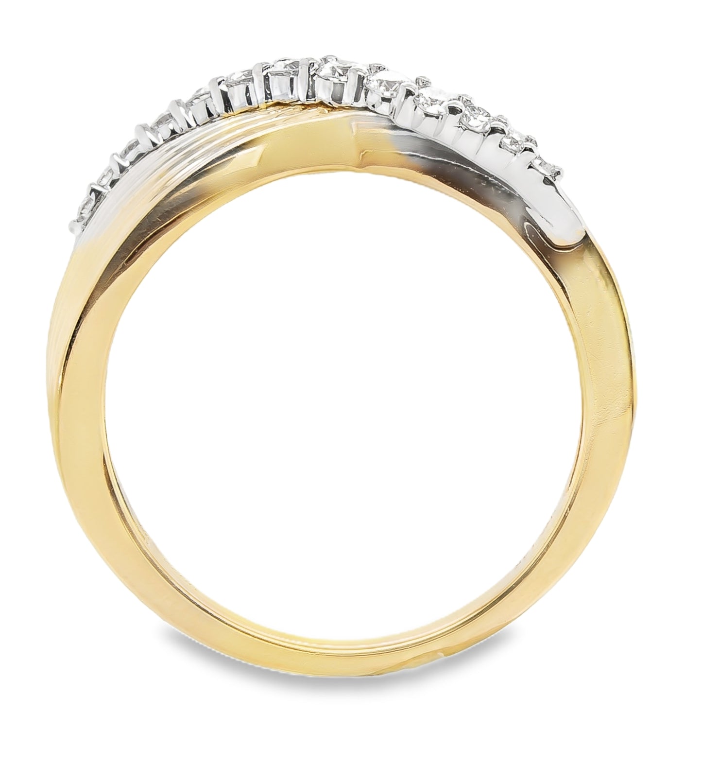 14K yellow gold fashion ring