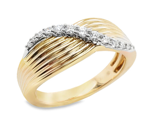 14K yellow gold fashion ring