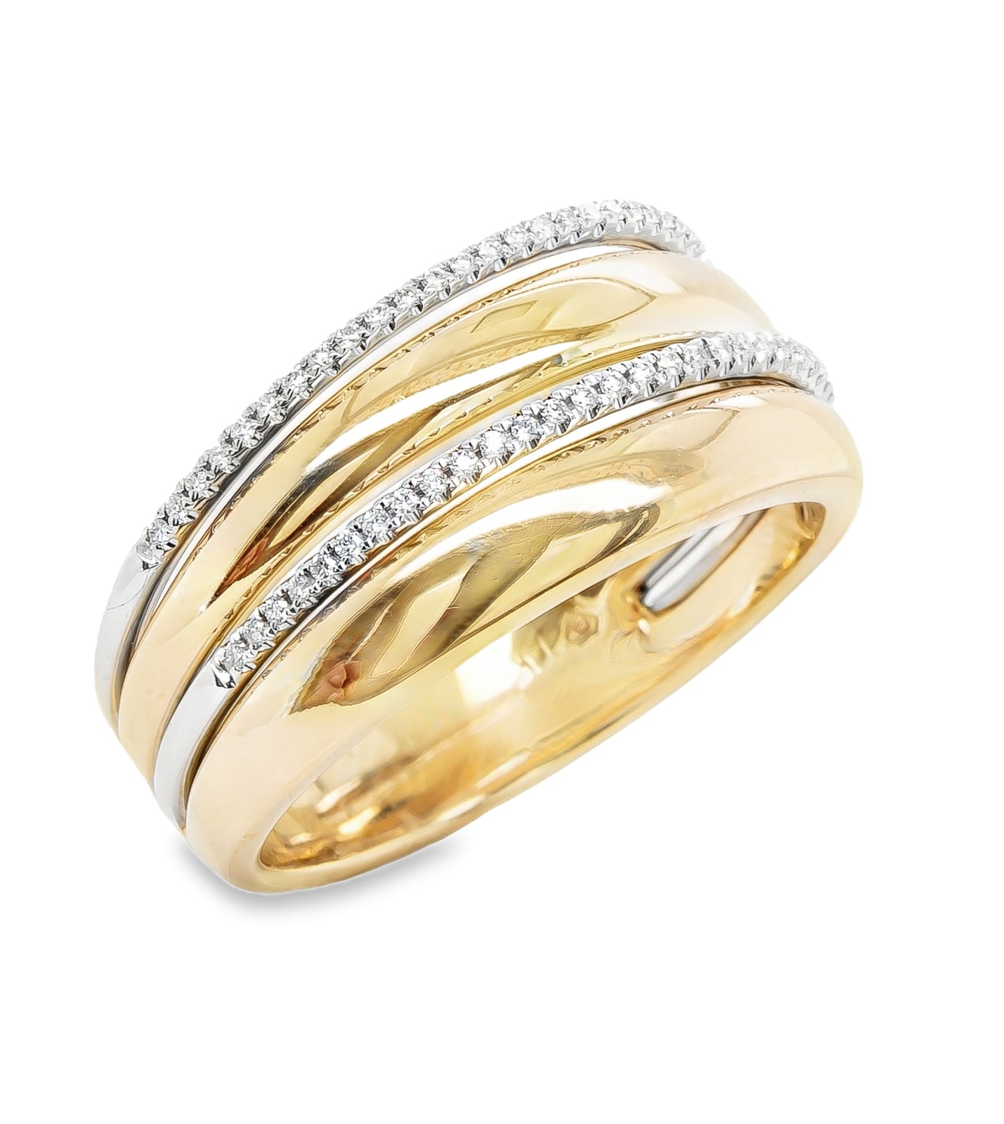 14K gold fashion ring