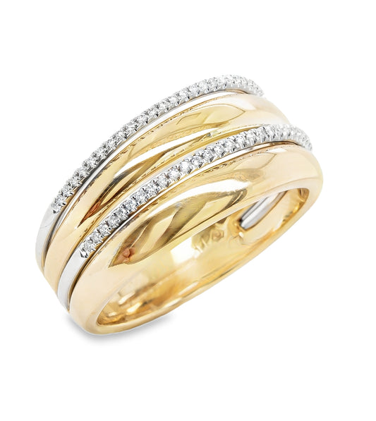 14K gold fashion ring