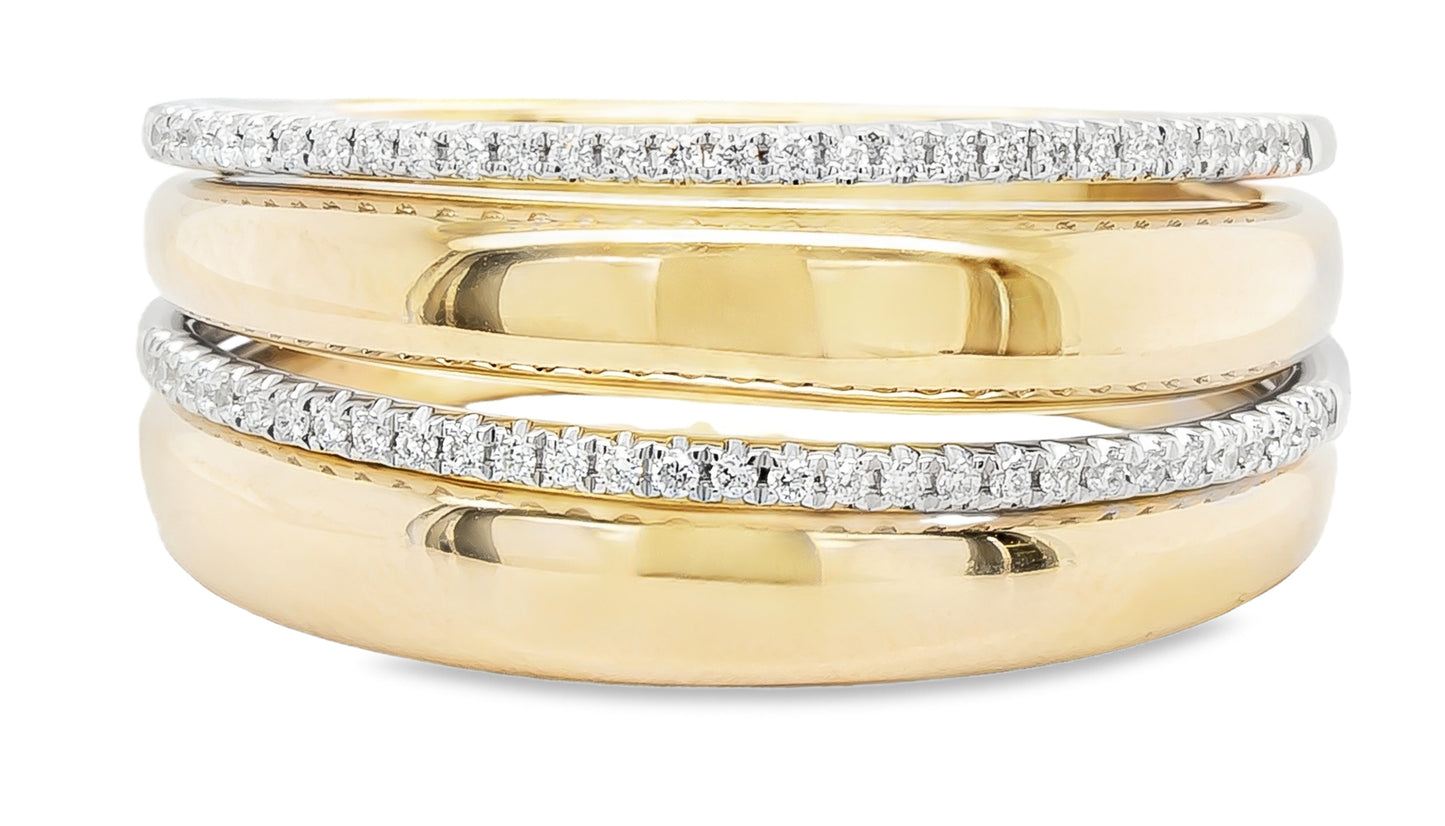 14K gold fashion ring