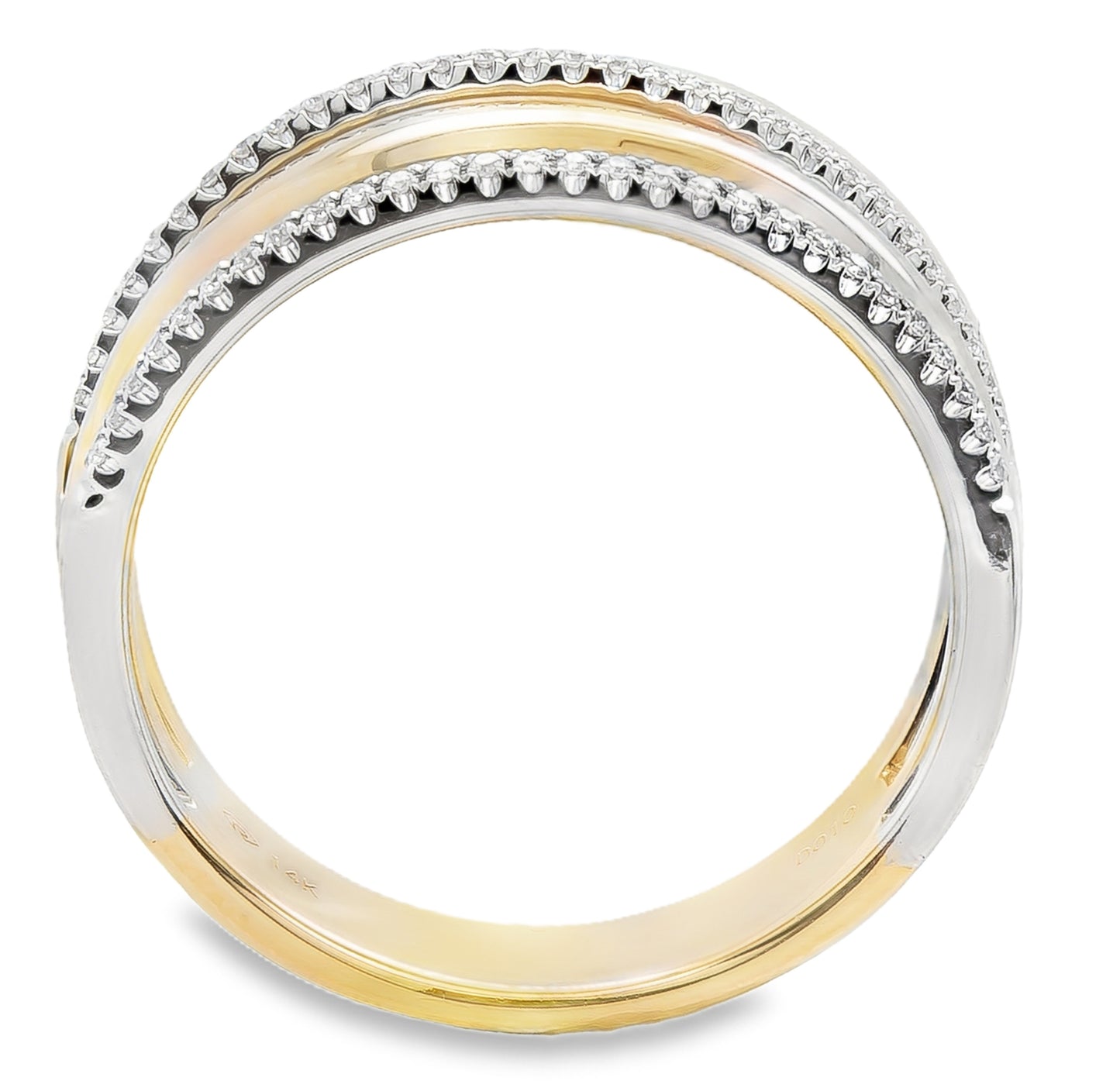 14K gold fashion ring